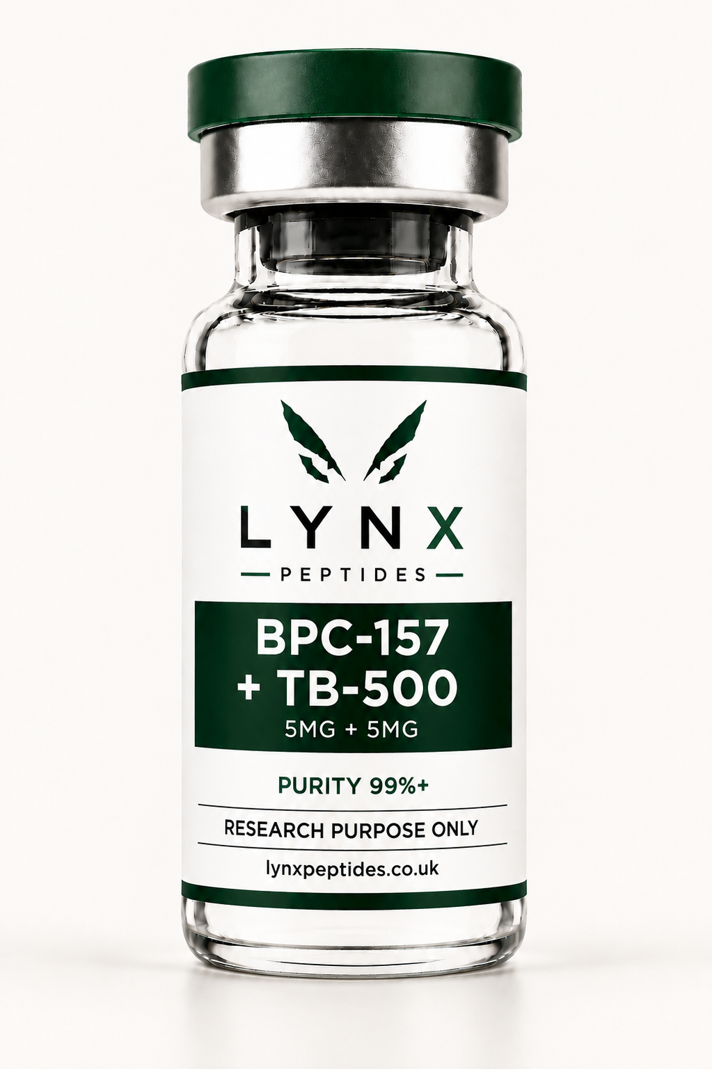 Lynx Peptides BPC-157 + TB-500 5MG + 5MG vial