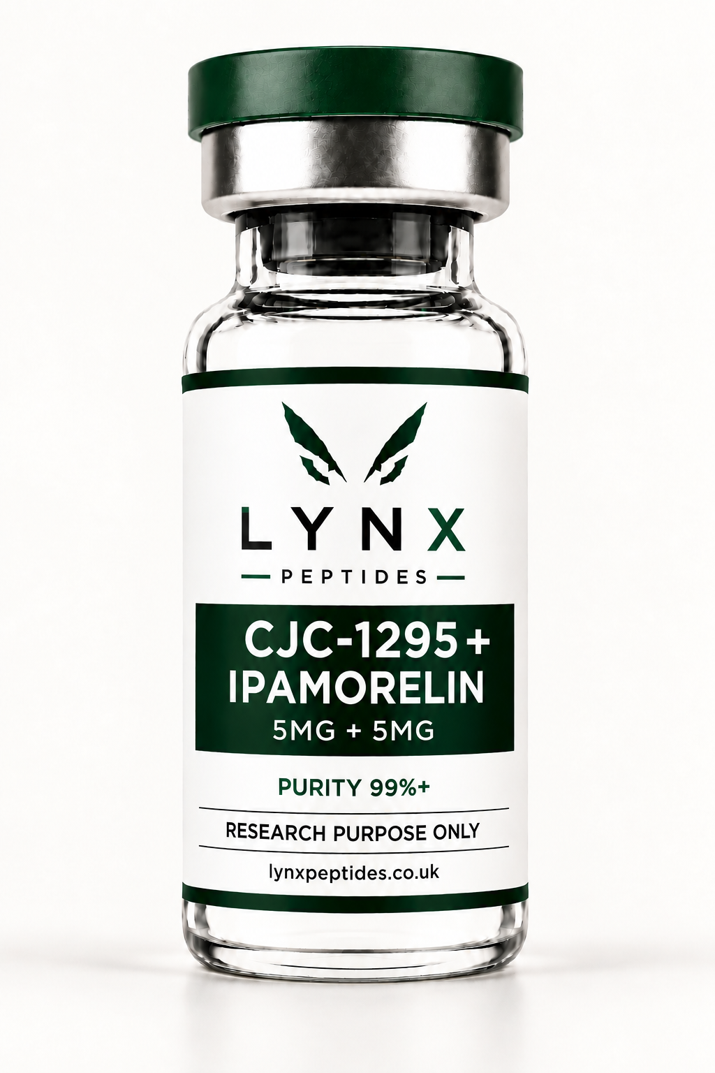 Lynx Peptides CJC-1295 + Ipamorelin 5 mg + 5 mg vial