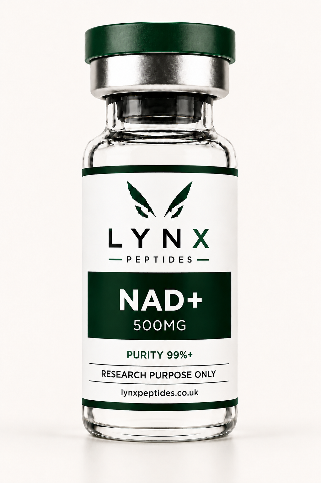Lynx Peptides NAD+ 500 mg research vial