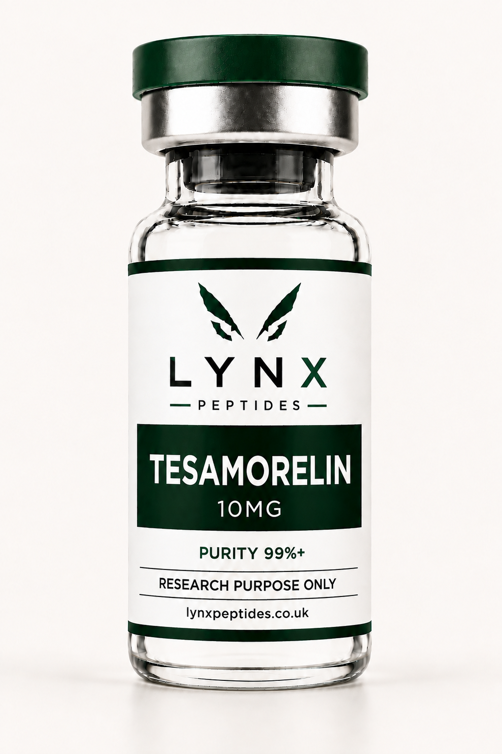 Lynx Peptides Tesamorelin 10 mg research vial