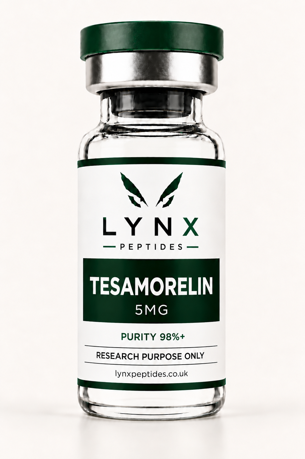Lynx Peptides Tesamorelin 5 mg vial